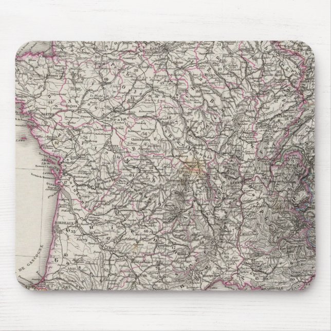 France and Switzerland Mouse Mat (Front)
