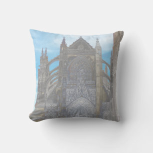 France Architecture French Cathedral Cushion