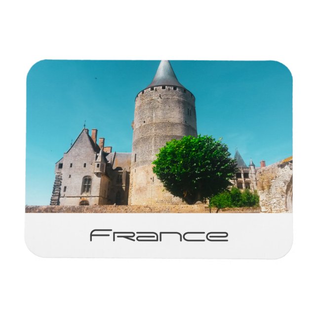 France Architecture French Chateaux Magnet (Horizontal)