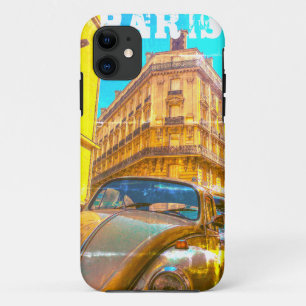 France Architecture French Street Old Car Paris iPhone 11 Case