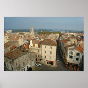France, Arles, Provence, city view from Poster