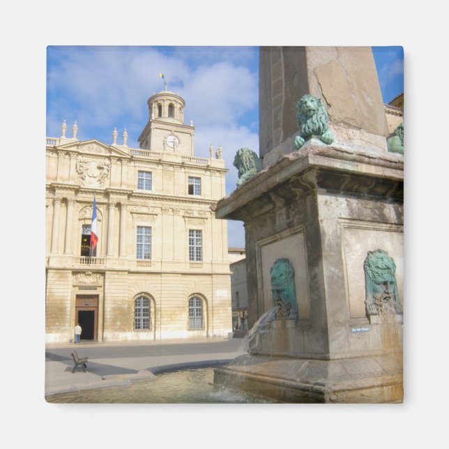France, Arles, Provence, Place de la Magnet (Front)