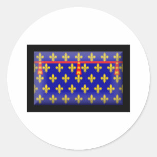 France-Artois Flag Classic Round Sticker