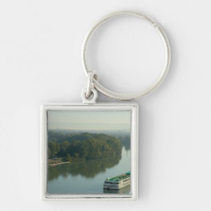France, Avignon, Provence, Van Gogh riverboat Key Ring