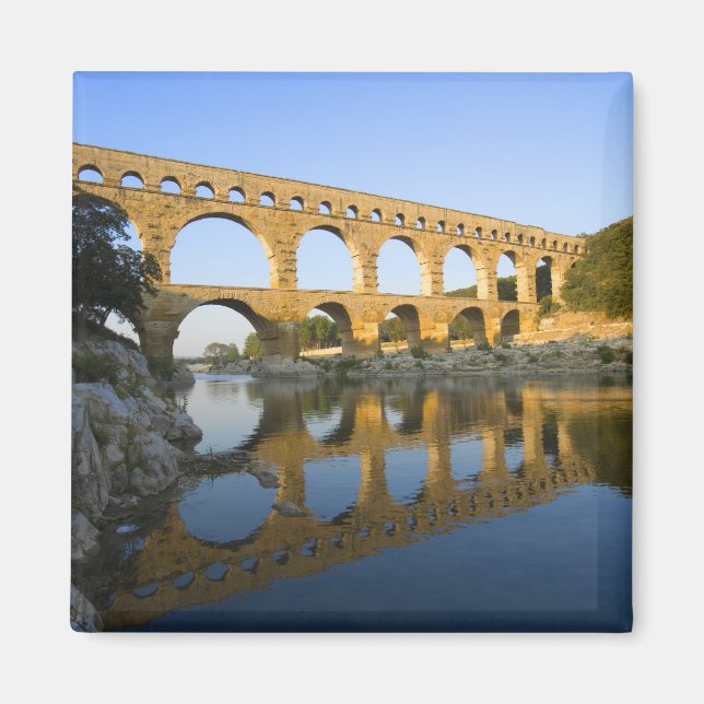 France, Avignon. The Pont du Gard Roman aqueduct Magnet (Front)