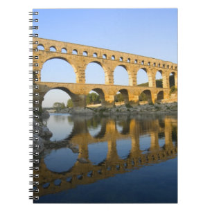 France, Avignon. The Pont du Gard Roman aqueduct Notebook