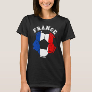 France Ball France Soccer Team French Flag French T-Shirt