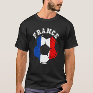 France Ball France Soccer Team French Flag French T-Shirt