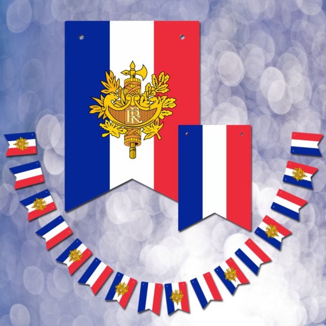 France Banner, Emblem, French Flag Party / Wedding (Creator Uploaded)