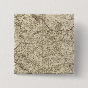 France, Belgium, Europe 15 Cm Square Badge