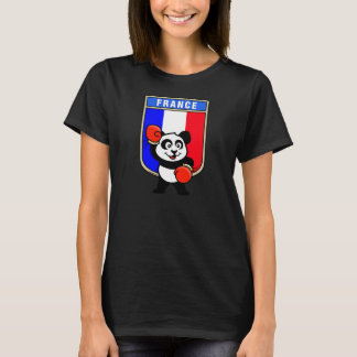 France Boxing Panda T-Shirt