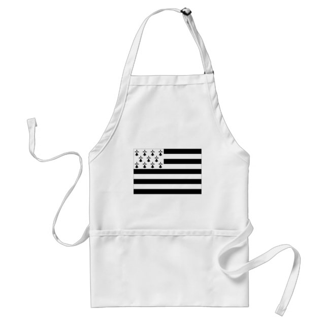 France Brittany Flag Standard Apron (Front)