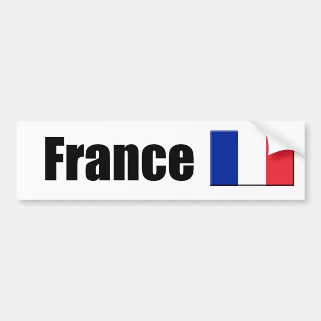 FRANCE BUMPER STICKER (Front)