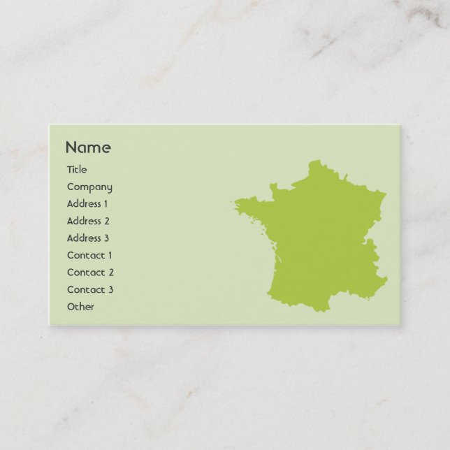 France - Business Card (Front)