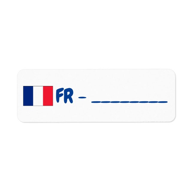 France by post crossing (Front)