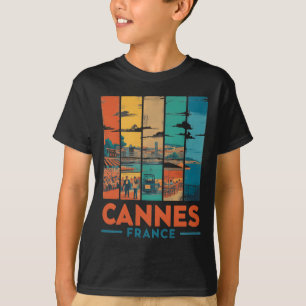 France Cannes French Riviera Beaches Vintage Trave T-Shirt