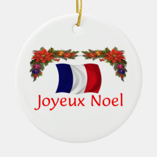France Christmas Ceramic Tree Decoration