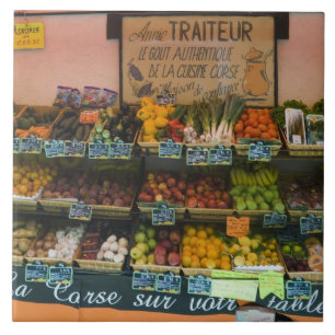 France, Corsica. The Taste of Authentic Corsican Tile