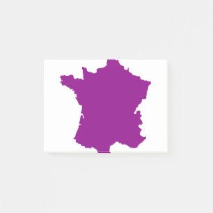 France Country Europe Map Post-it Notes