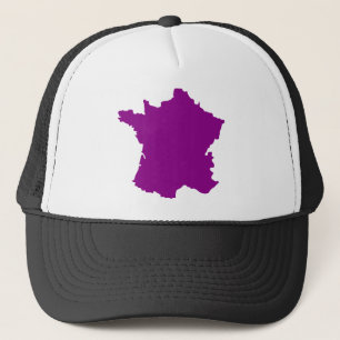 France Country Europe Map Trucker Hat