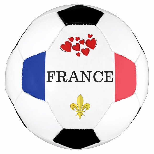 FRANCE country flag fleur de lis Football (Front)