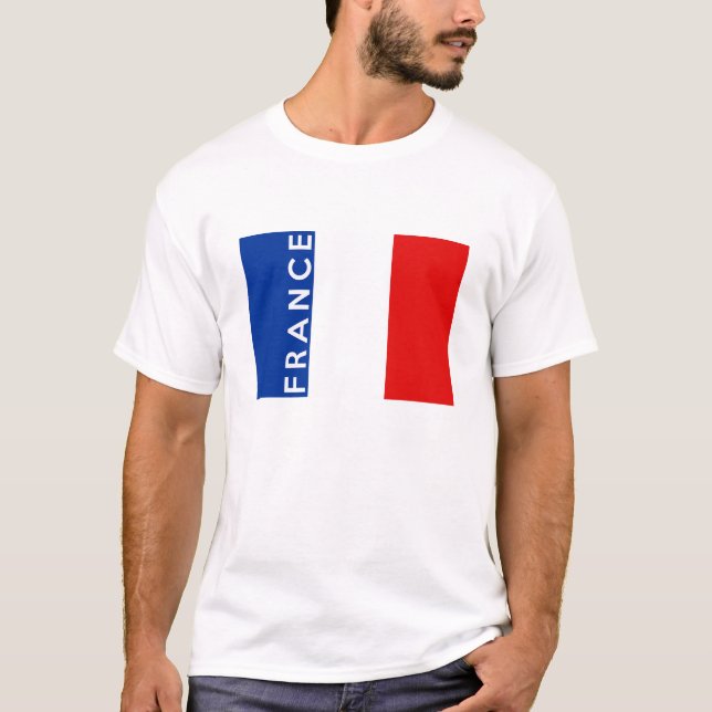 france country flag symbol name text T-Shirt (Front)