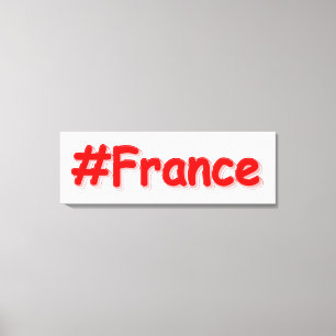 "#France" Cute Design. Buy Now Canvas Print