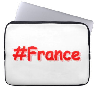 "#France" Cute Design. Buy Now Laptop Sleeve