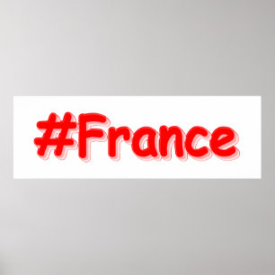 "#France" Cute Design. Buy Now Poster