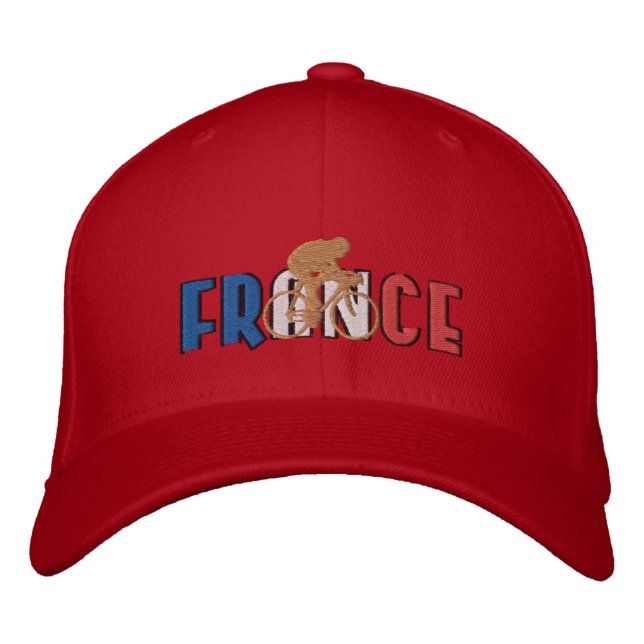 France cycling cap Gold winners bicycle cap (Front)