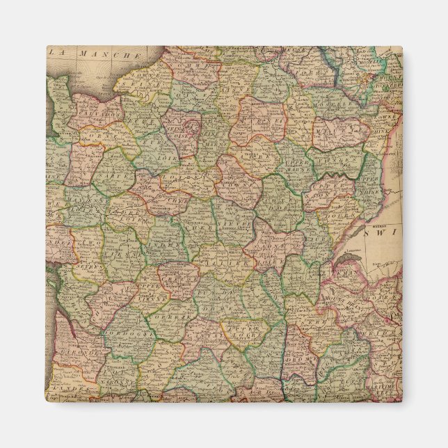 France, departments magnet (Front)