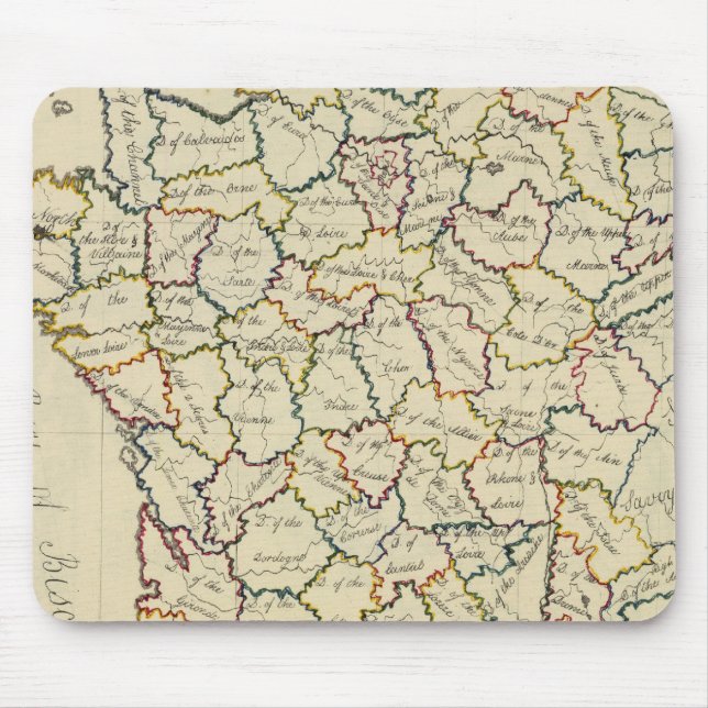 France departments mouse mat (Front)