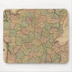 France, departments mouse mat