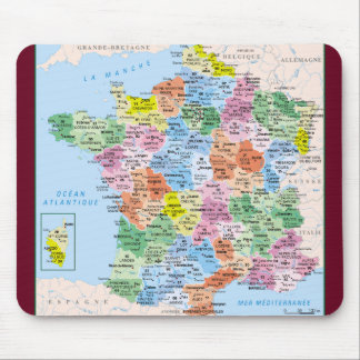 France departments mouse-mat mouse mat