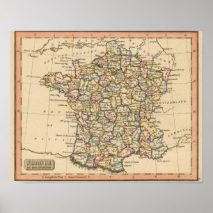 France, Departments Poster