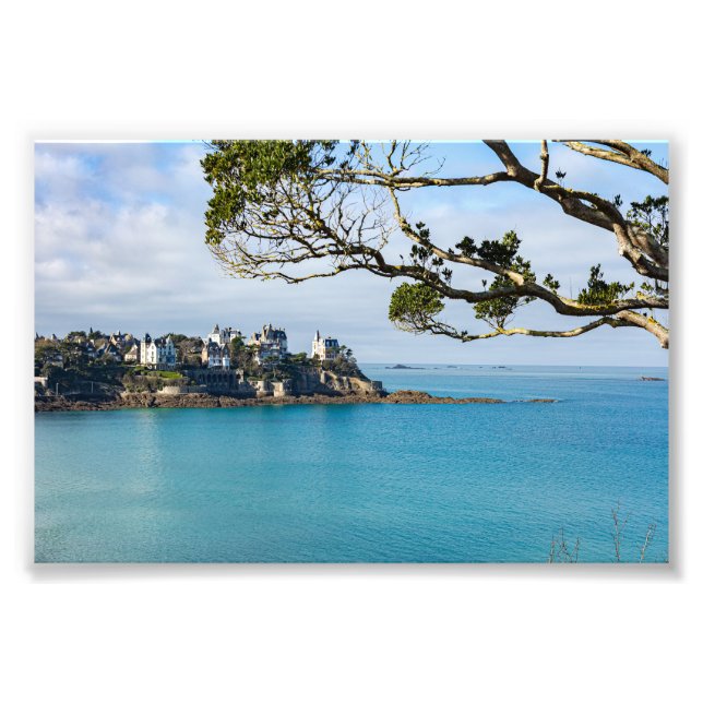France - Dinard; Plage de l'Écluse Photo Print (Front)