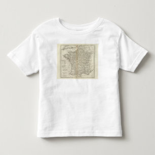 France Divided into Circles and Departments Toddler T-Shirt
