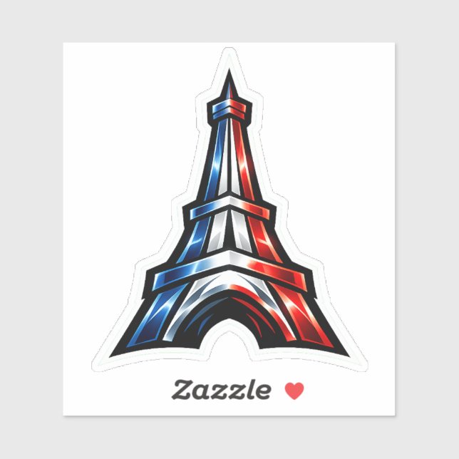 France Eiffel Tower Car (Sheet)