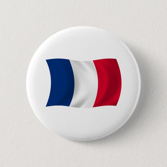 France Flag Button (Front)