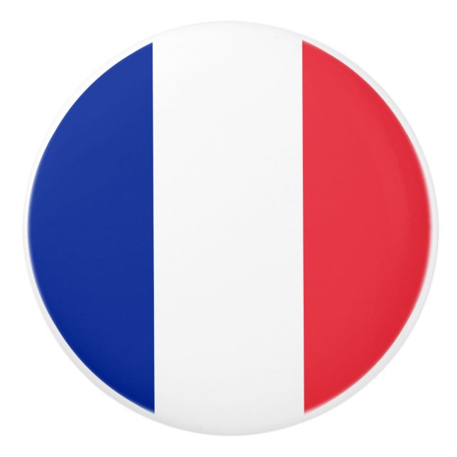 France flag Ceramic Pull (Front)