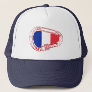 France Flag Climbing Carabiner Trucker Hat