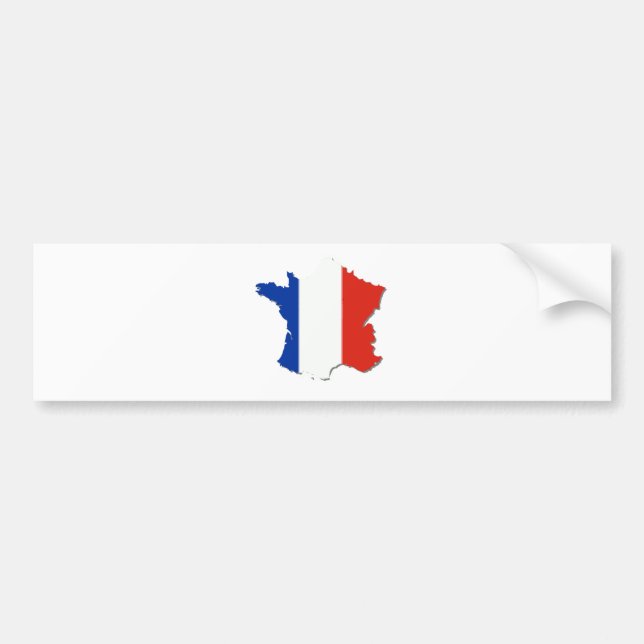 France Flag Colours! Bumper Sticker (Front)