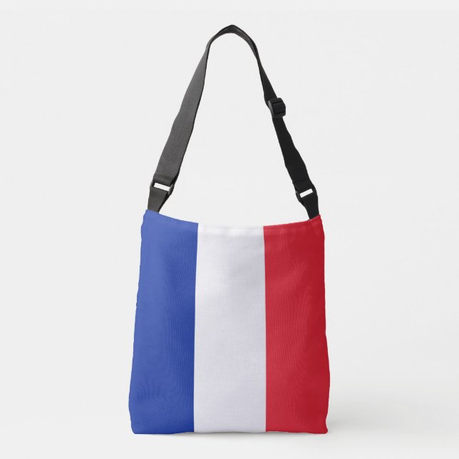 France Flag Crossbody Bag (Front)