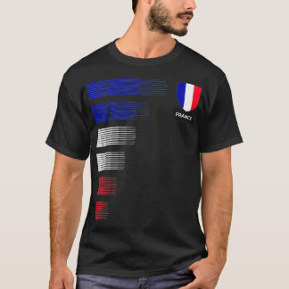 France Flag Emblem Patriotic French National Pride T-Shirt
