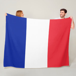 France Flag Fleece Blanket