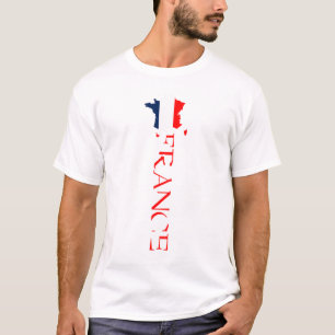 France Flag França French Flag T-Shirt