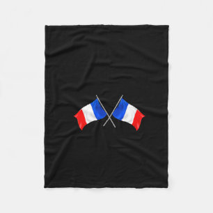 France Flag French Gift France Friend France Paris Fleece Blanket