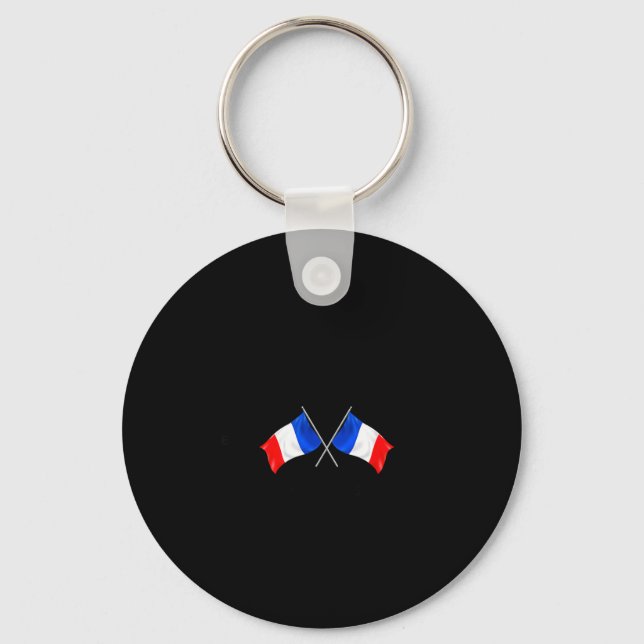 France Flag French Gift France Friend France Paris Key Ring (Front)