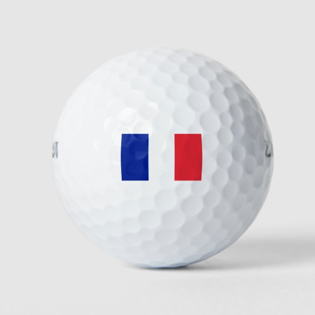 France Flag Golf Balls (Front)