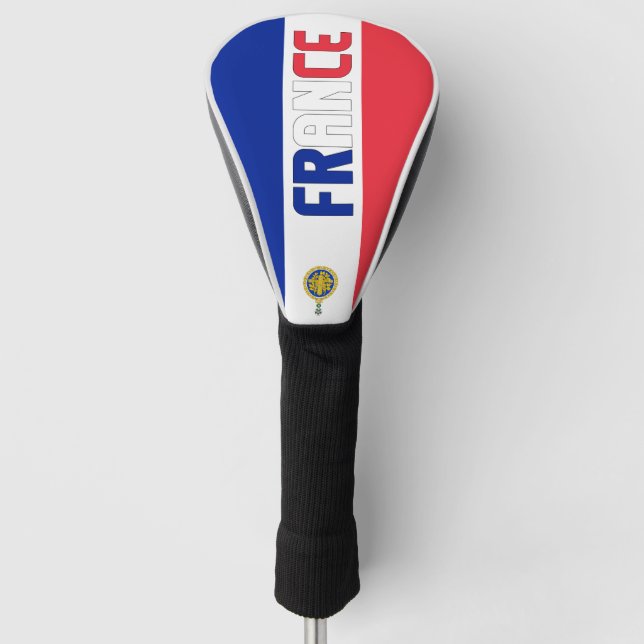 France Flag Gorgeous Patriotic Golf Head Cover (Front)